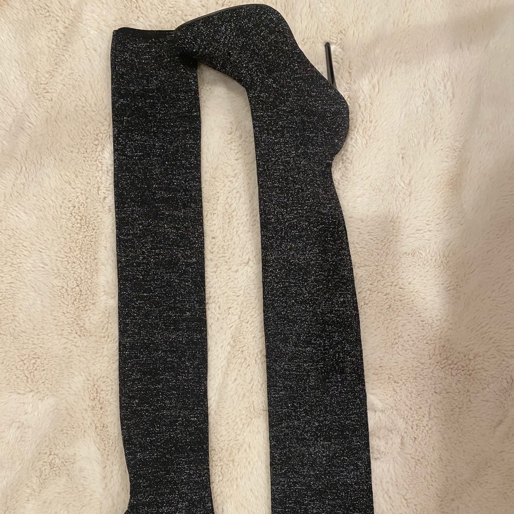 FASHION NOVA GLITTER OVER THE KNEE BOOTS